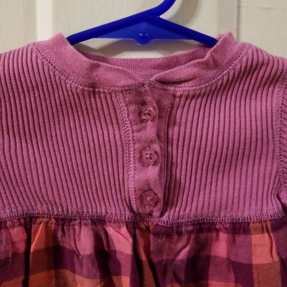 Girls Size 18M Pink & Plaid Shirt - Picture 2 of 5